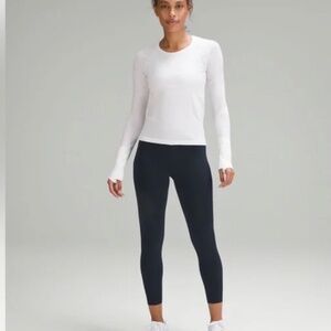 Lululemon Base Pace High Rise Tight 25" Navy Blue Size 12
